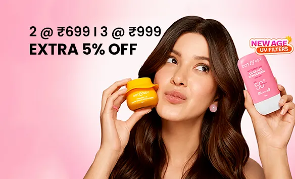 Monsoon Glow Sale - Buy 2 @ Rs.699 | Buy 3 @ Rs.999 + 5% Off
