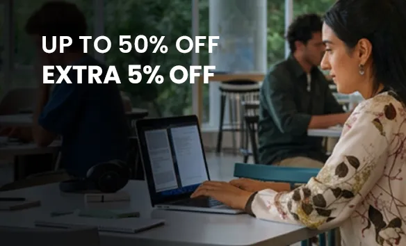 Across Site - Up To 50% + Extra 5% Off + Up To Rs.15,000 CB