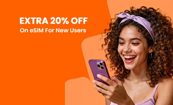 Exclusive Offer - Extra 20% New User Off On eSIM