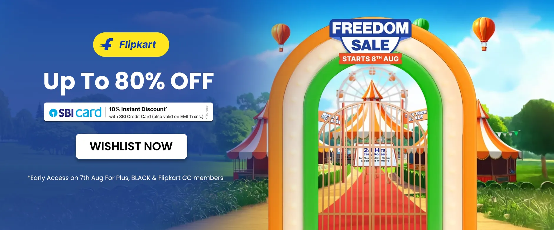 Flipkart Freedom Sale