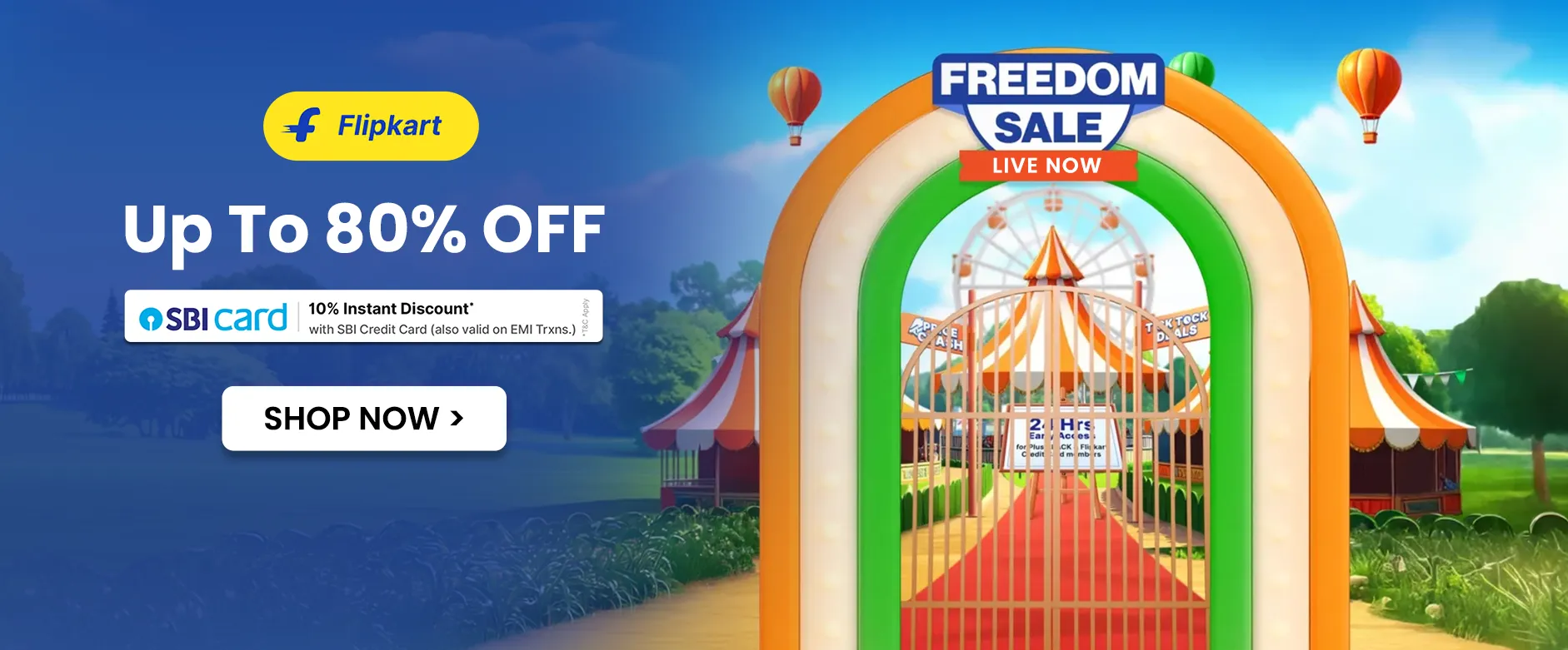 Flipkart Freedom Sale