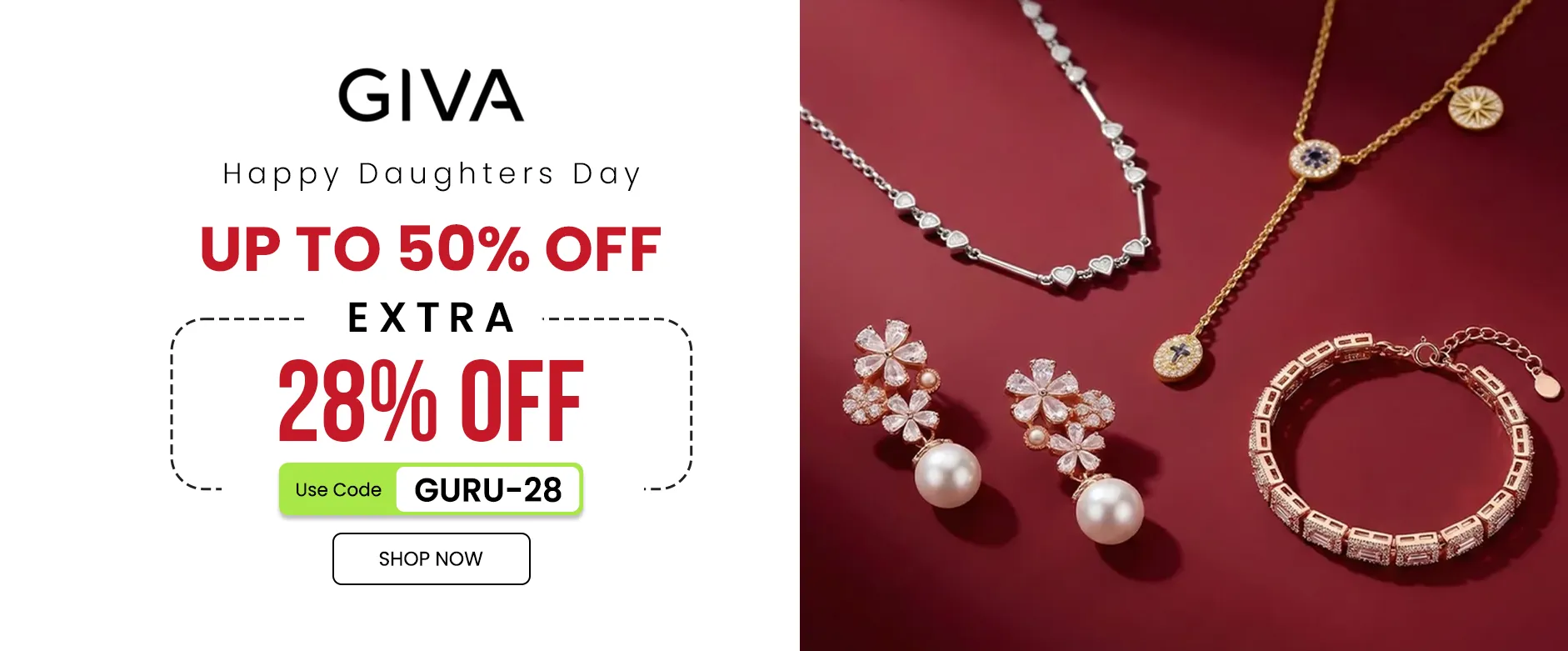 Giva Daughter's Day Sale