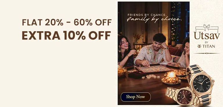 Utsav By Titan - Flat 20% - 60% + Extra 10% Off On Rs.2,999