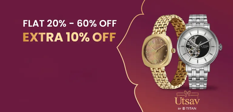 Utsav By Titan - Flat 20% - 60% + Extra 10% Off On Rs.2,999