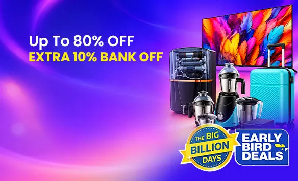 Big Billion Days (Early Bird Deals Are Live Now) - Up To 80% + Extra 10% Bank Off