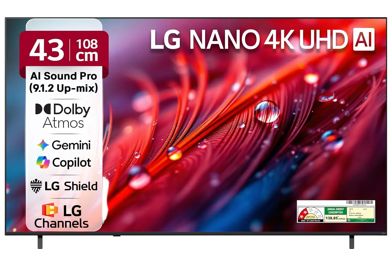 LG NU87 AI Series Nano 4K Ultra HD Smart webOS LED TV