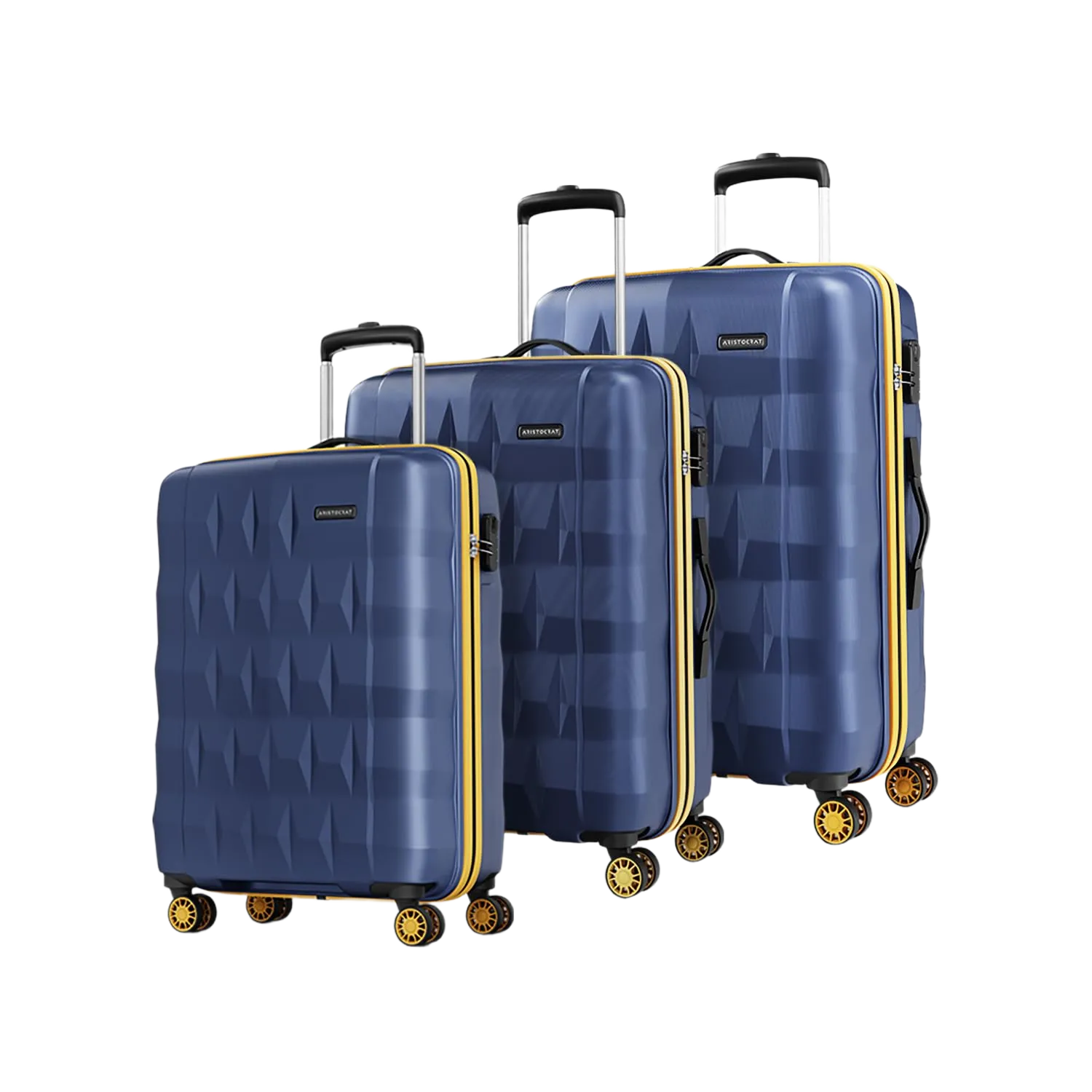 Aristocrat Set Of 3 Trolley Bags