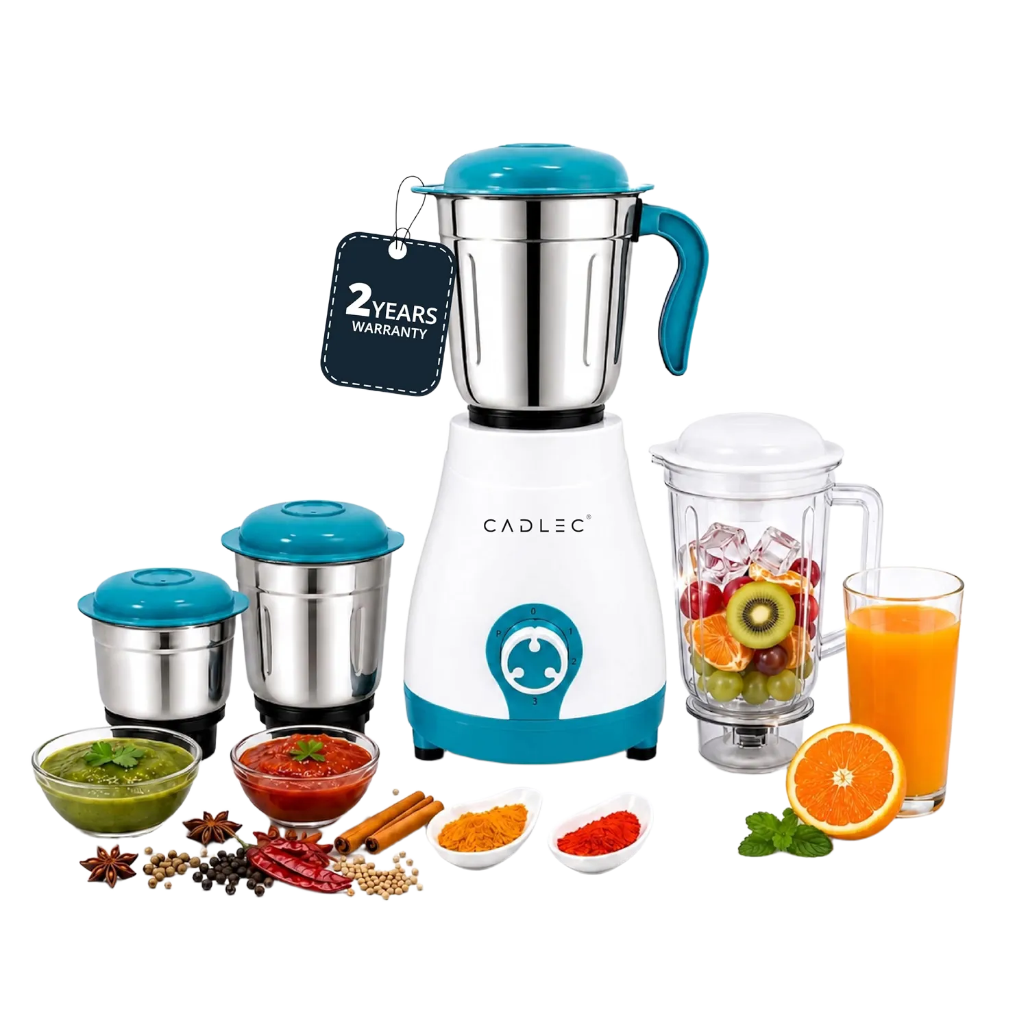 Cadlec BlendCraft 4 Jar Mixer Grinder