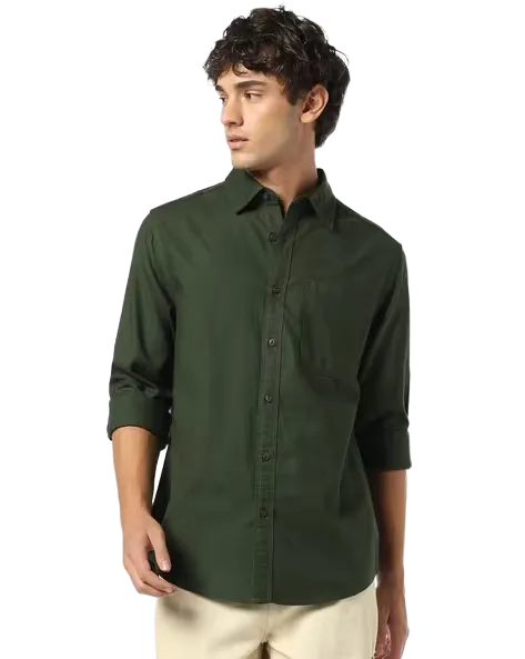 DNMX Men Regular Fit Classic Shirt