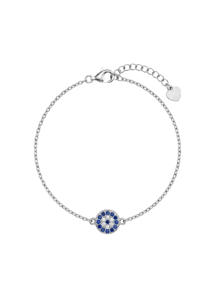 Silver Evil Eye Bracelet