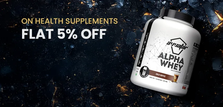 Exclusive Code - Flat 5% Coupon Off On Whey Protein