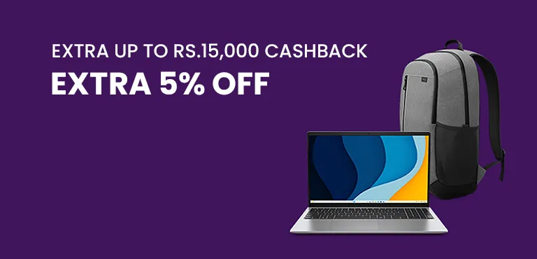 Independence Day Sale - Extra 5% (Up To Rs.7,500) Off + Extra Up To Rs.15,000 CC Cashback