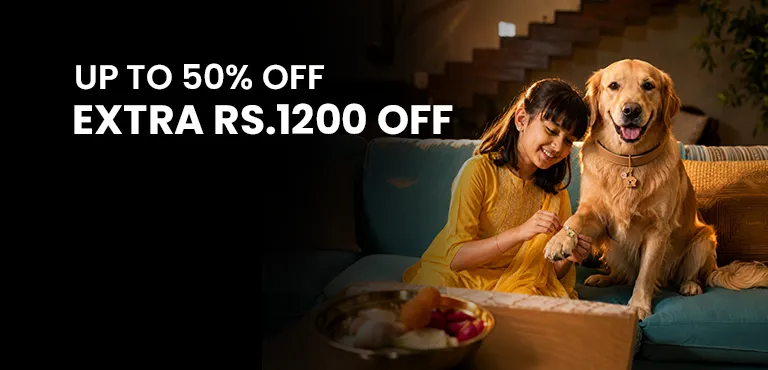 Exclusive Rakhi Deal - Extra Rs.1200 off On Above Rs. 3499