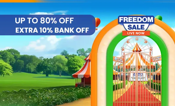 Freedom Sale (Early Access Live Now) - Up To 80% + Extra 10% SBI OFF