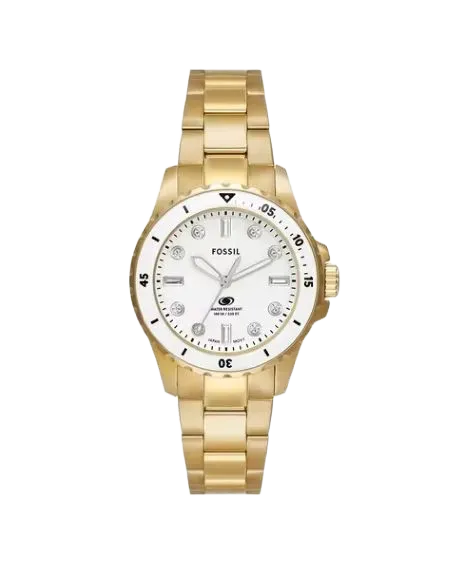 Fossil Women Analog Gold Watch