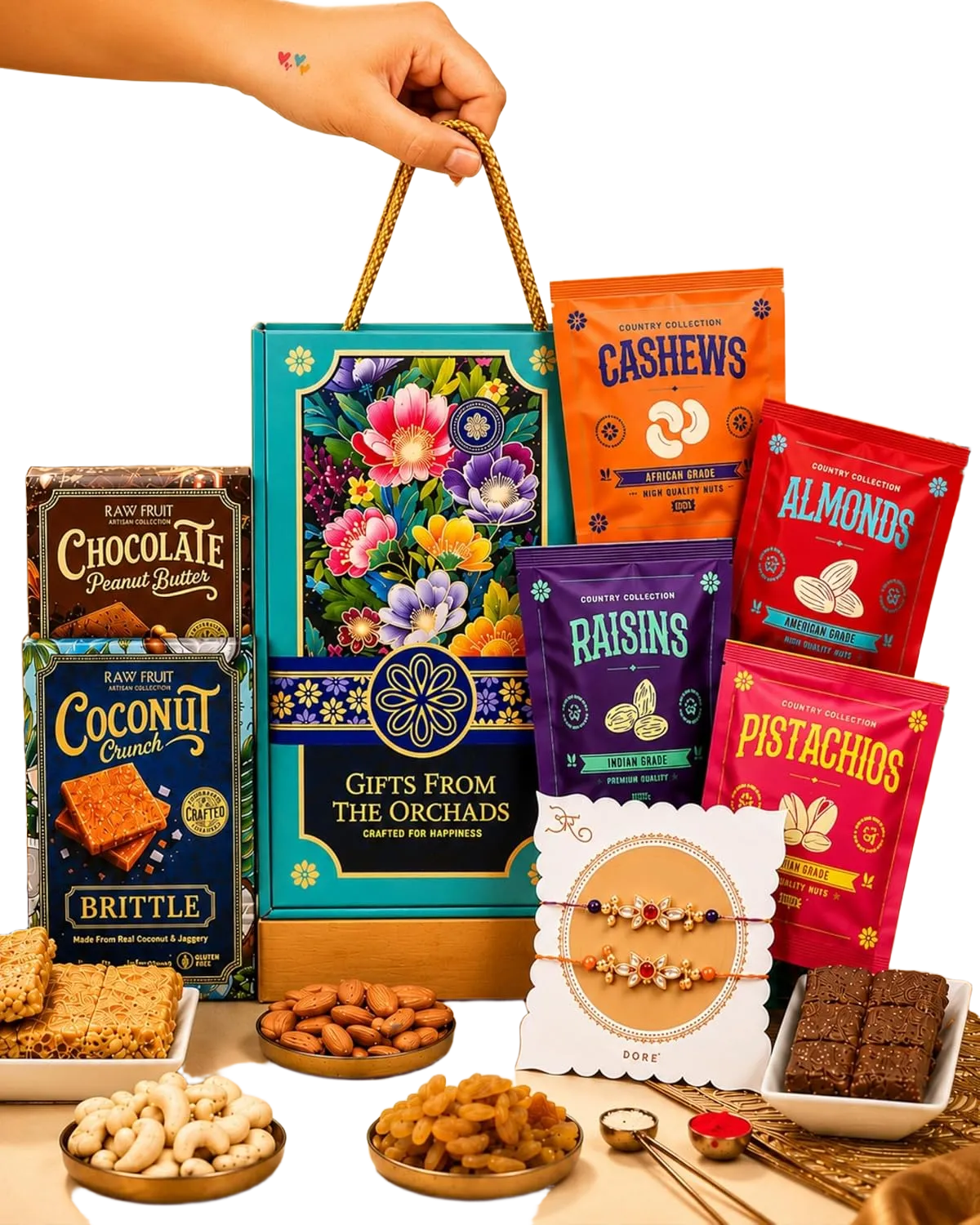 Hyperfoods Rakhi Gift Set