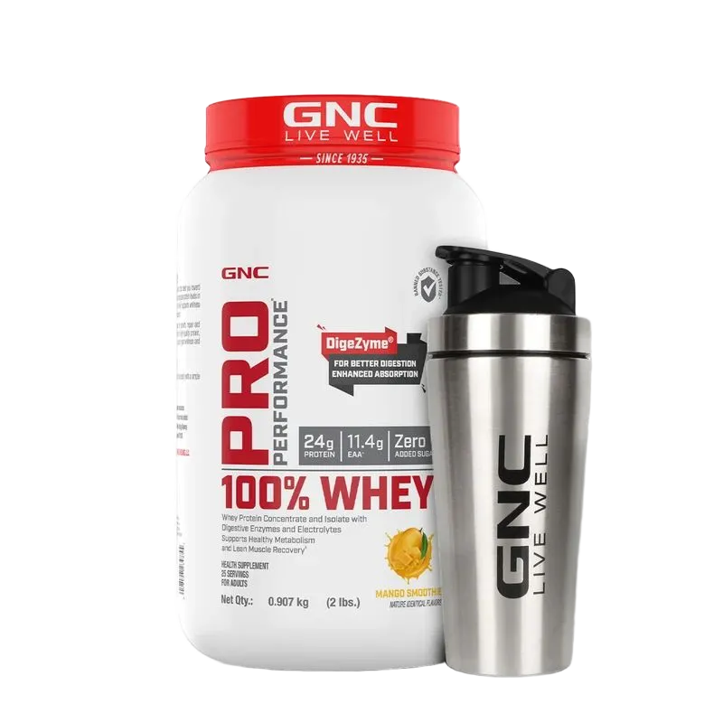 100% Whey Protein -2 lbs with Shaker