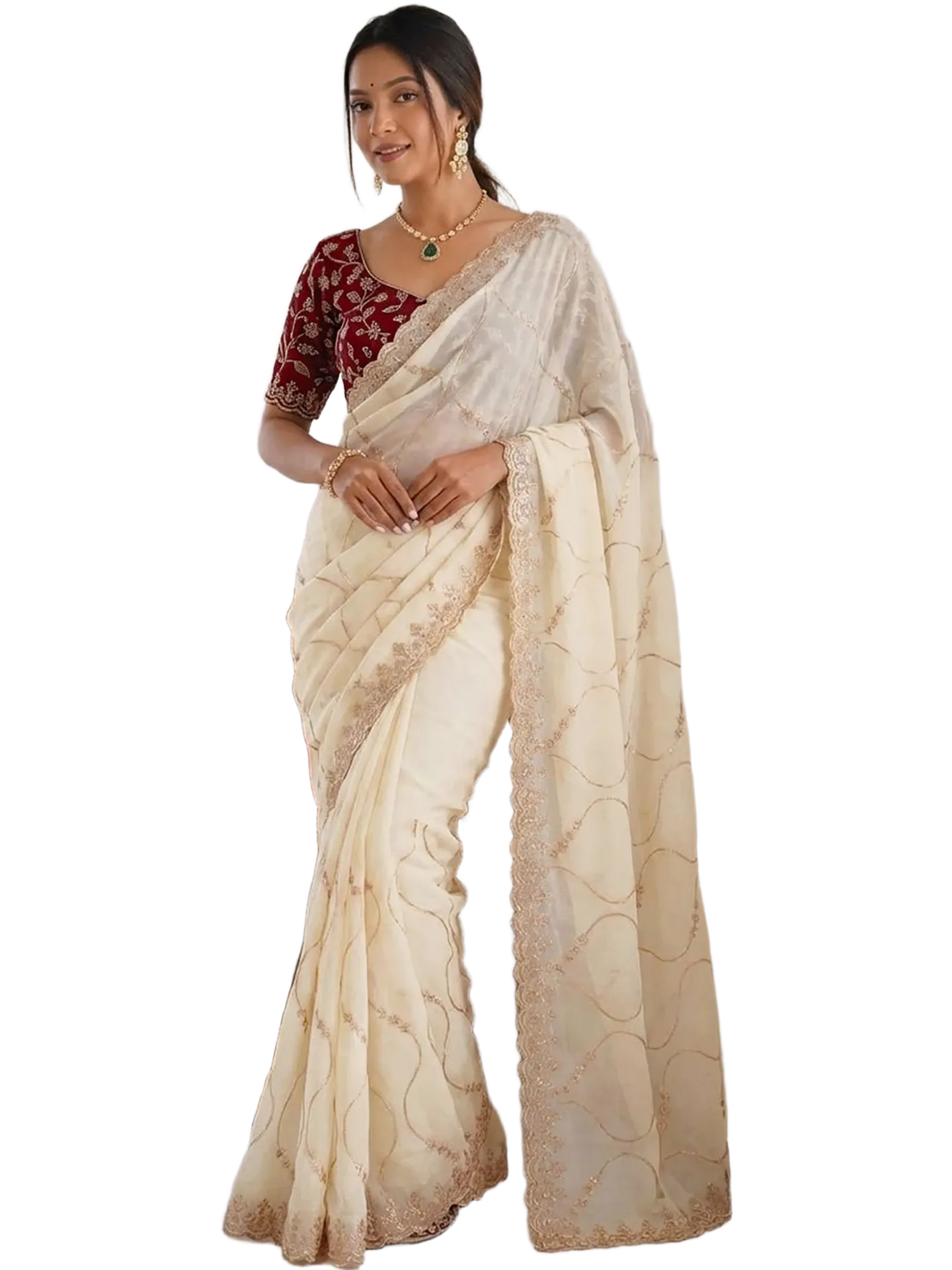 Kedar Fab Georgette Saree