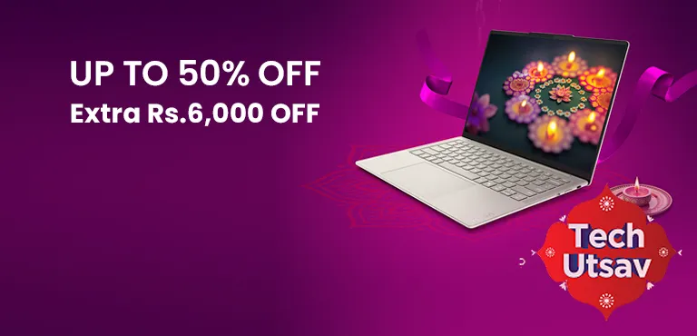 Tech Utsav - Up To 50% + Extra Rs.6000 OFF + Up To 20K Bank CB