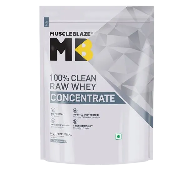 100% Clean Raw Whey Protein Concentrate