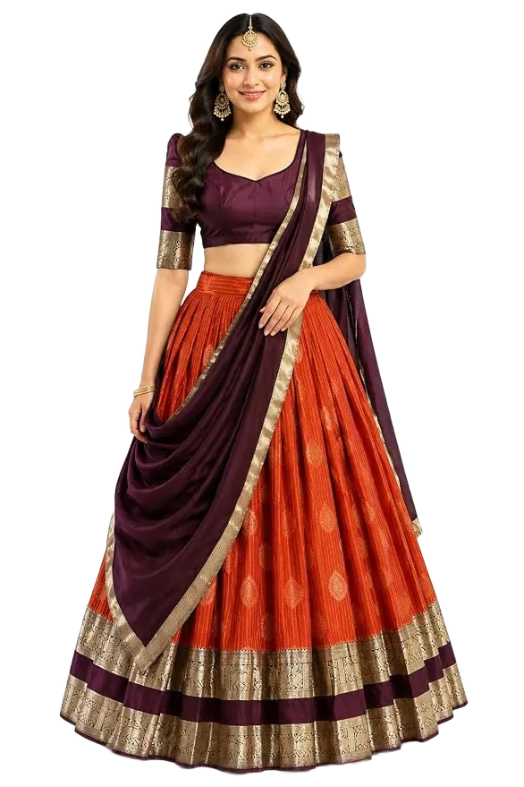 Mrithiram Women Lehenga Set