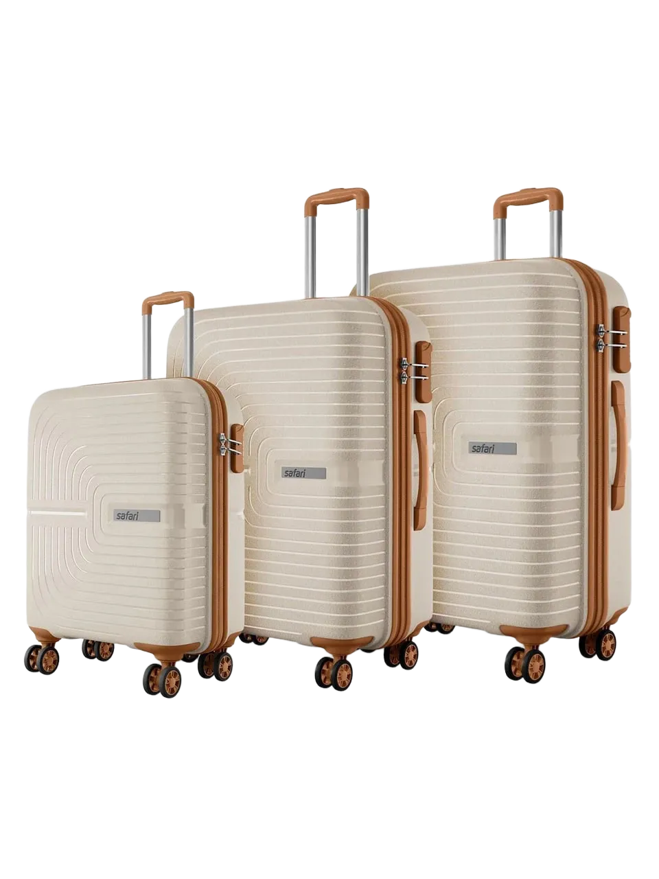 SAFARI Hard Body Set of 3 Trolley Bags