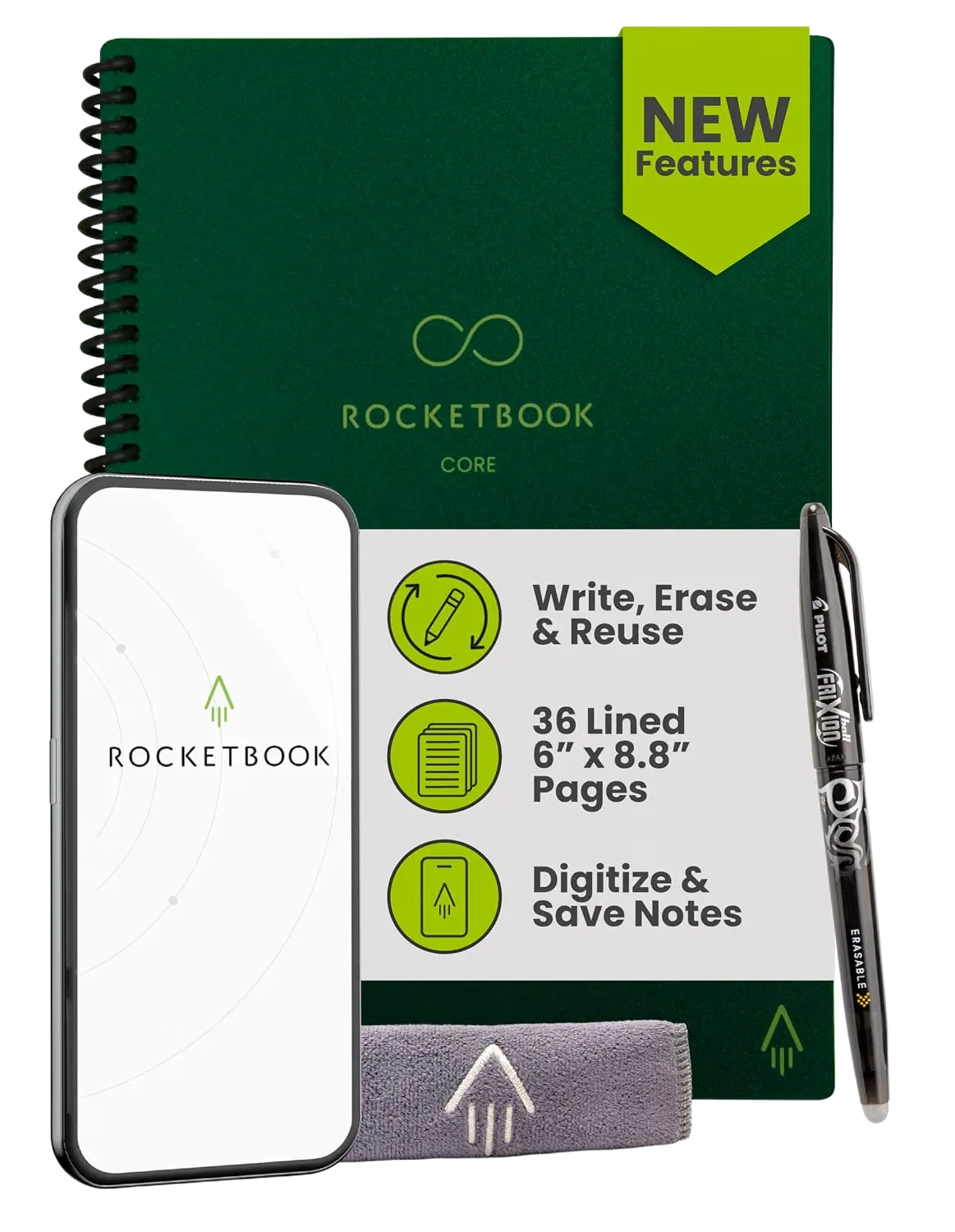 Rocketbook Reusable Smart Notebook