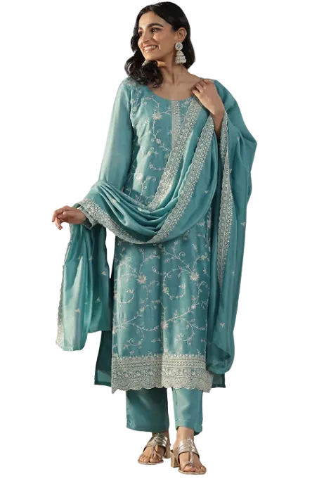 Libas Womens Embroidered Kurta