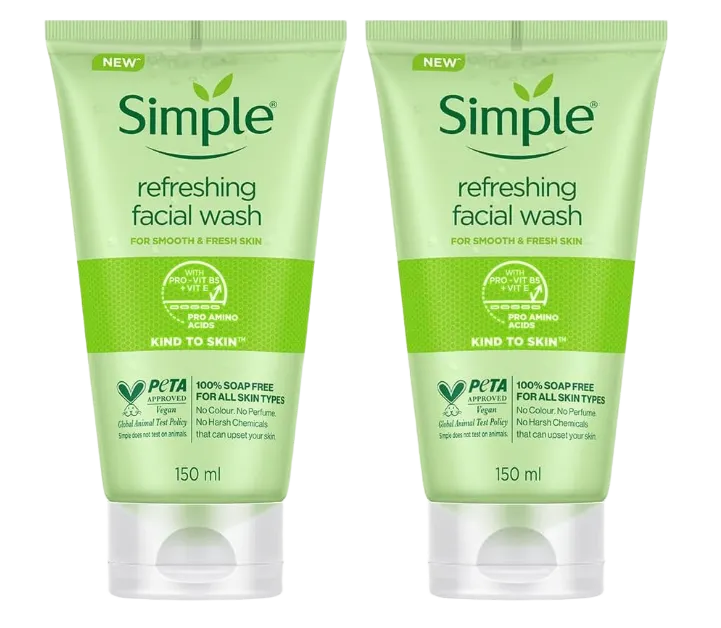 Simple Refreshing Facewash Pack Of 2