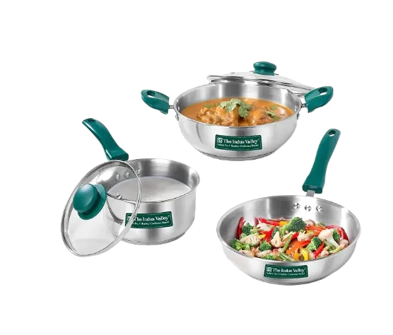 The Indus Valley Cookware Set of 5