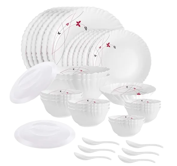 Cello Opalware 35 Piece Dinner Set
