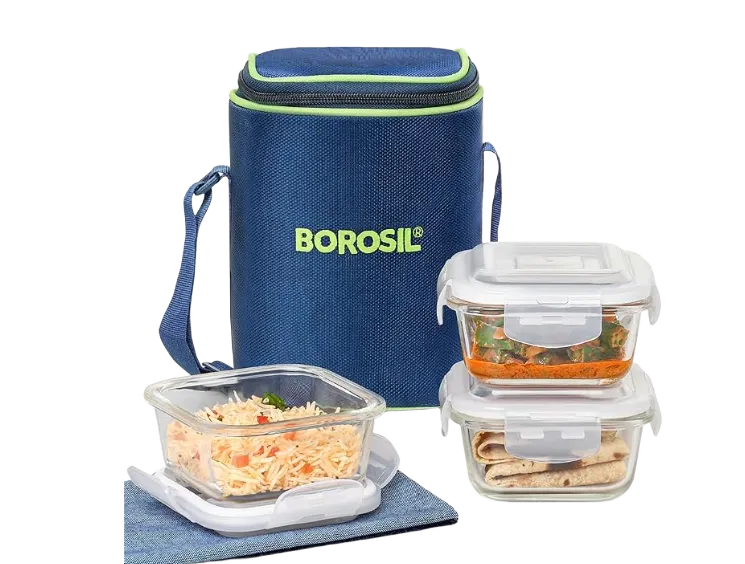 Borosil Borosilicate Glass Lunch Box