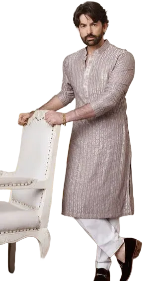 SOJANYA Men Embroidery Long Kurta