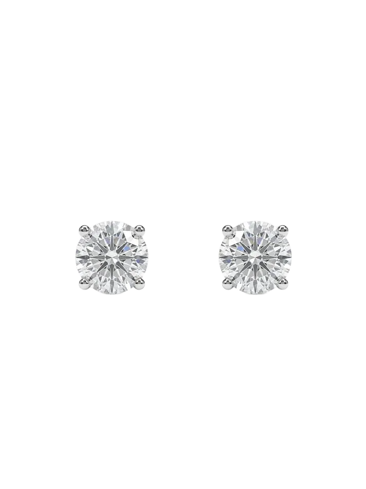 Silver Zircon Earrings