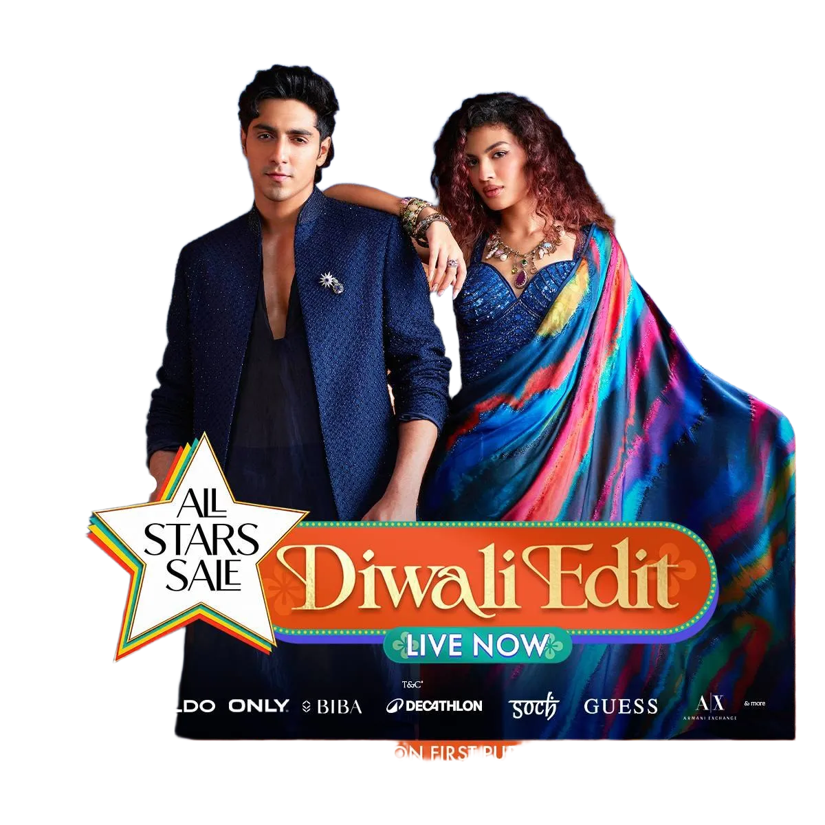 Photo from the Telegram post: All Stars Sale Diwali Edit IS Live At Ajio