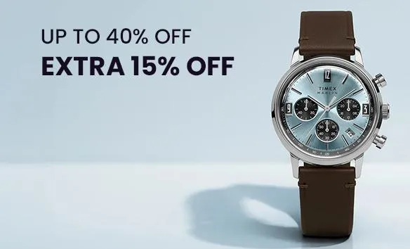 Up To 40% + Extra 15% OFF