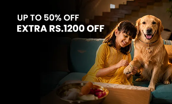 Exclusive Rakhi Special - Extra Rs.1200 off On Above Rs. 3499