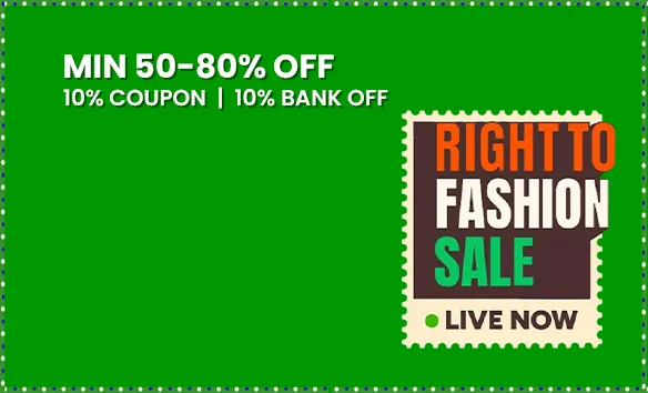 Min 50 - 80% OFF + Extra 10% OFF