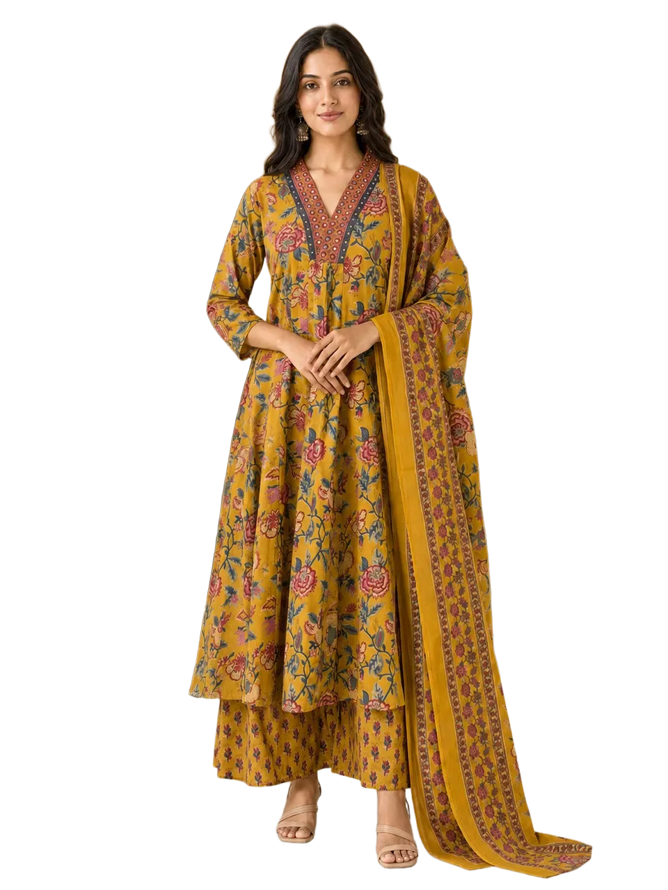 VAANEEP Kurta Palazzo Set