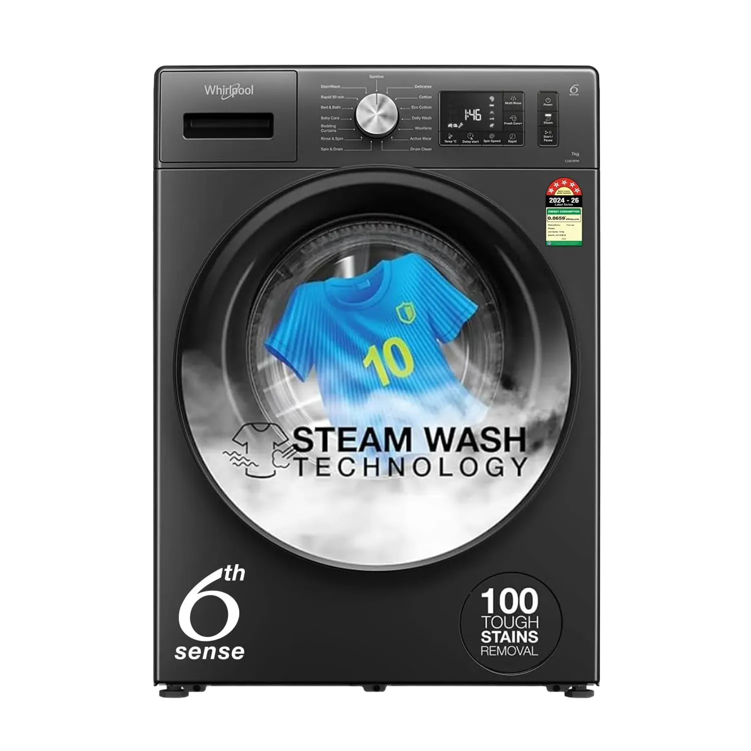 Whirlpool 7 Kg Front Load Washing Machine